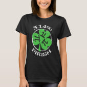 3 14 PIrish Funny St Patricks Math Geek Pi Day T-Shirt (Vorderseite)