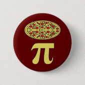 3.14 Pizza Pie Pi Pun Funny Math Joke Button (Vorderseite)