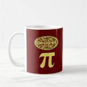 3.14 Pizza Pie Pi Pun Funny Math Joke Kaffeetasse (Links)