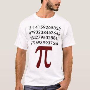 3,14 PU-Mathe-Shirt T-Shirt