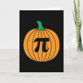 3.14 Pumpkin Pi Pun Funny Math Joke Karte (Vorderseite)