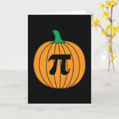 3.14 Pumpkin Pi Pun Funny Math Joke Karte (Gelbe Blume)