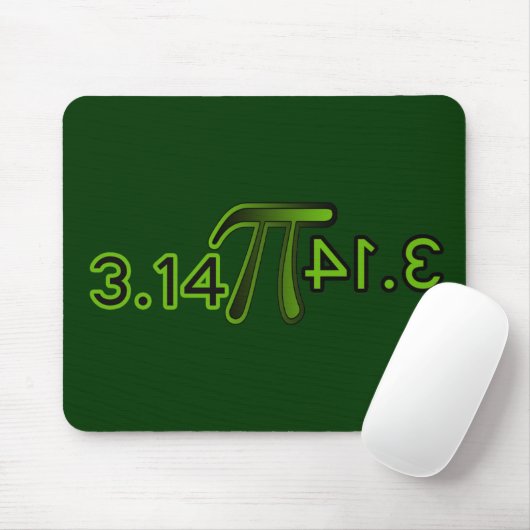 3.14 Rückwärts Zauber Pie Mousepad (Mit Mouse)