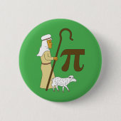 3.14 Shepherd's Pie Pi Pun Funny Math Joke Button (Vorderseite)