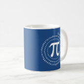 3.14 Spirale Number Pi Day Math Science Physics Kaffeetasse (VorderseiteRechts)