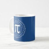 3.14 Spirale Number Pi Day Math Science Physics Kaffeetasse (Vorderseite Links)