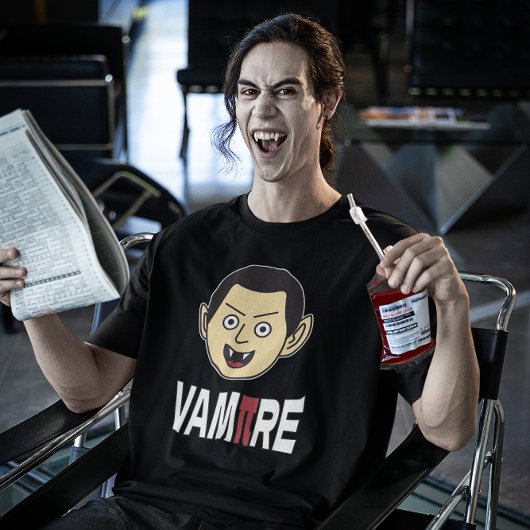 3.14 Vampire Pi Pun Funny Math Joke T-Shirt