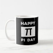 3.14 Vintager bekümmerter glücklicher Pi-Tag Kaffeetasse (Links)