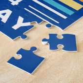 3.14 Vintager Glückstag bei Sonnenuntergang Puzzle (Seite)