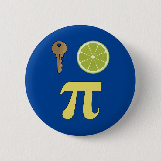 3.14 Wichtiger Limoner Pie Pi Pun Funny Mah Joke Button (Vorderseite)