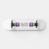 3:16 Jesus Christus Skateboard (Horizontal)