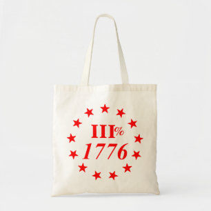 3 % 1776 Sterne #USAPatriotGraphics ©WhiteTigerLLC Tragetasche