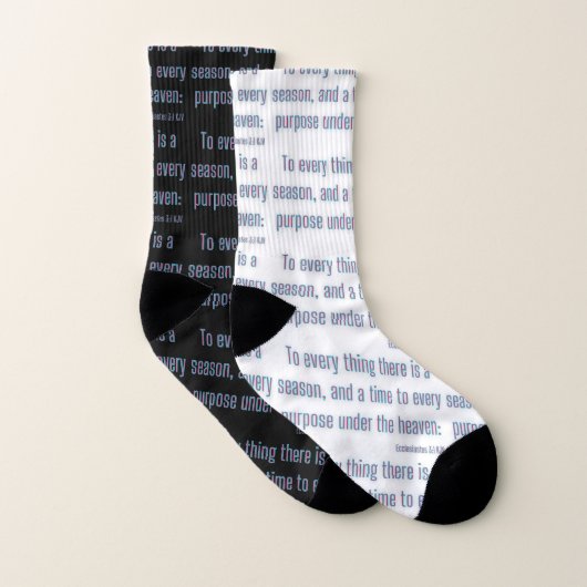 3:1 Bibelverse Duo All-Over-Print Socken (Paar)