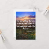 3:1 KJV Bible Verse Pic Flat Greeting Karte (Vorderseite/Rückseite Beispiel)