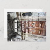 3:20 Siehe, ich stehe an der Tür und klopfe Postkarte (Vorne/Hinten)