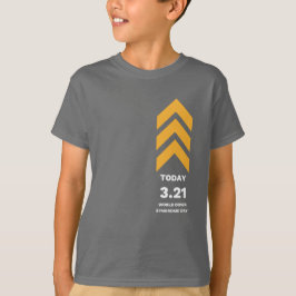 3.21 Abwärtssyndrom T - Shirt der Kinder