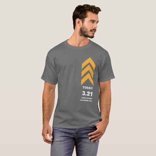 3.21 Down Syndrom Awareness Unisex T - Shirt (Vorne ganz)
