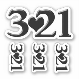 3-21 Welt-Down-Syndrom-Tag Aufkleber