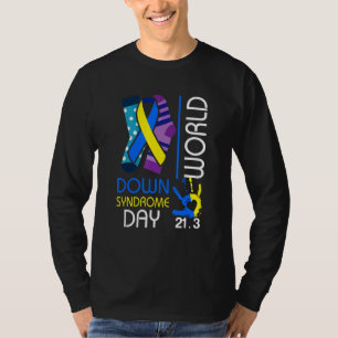 3 21 World Down Syndrome Day 2022 Awareness Socks T-Shirt