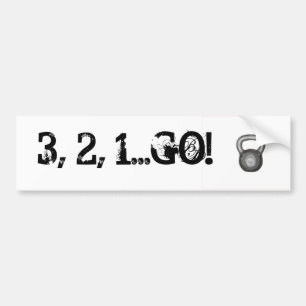 3,2,1… GEHEN AUTOAUFKLEBER