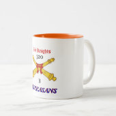 3. 320. Artillerie-Rot adelt Rakkasans Tasse (VorderseiteRechts)