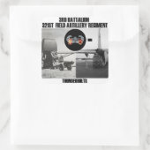 3-321 FAR Legacy-Aufkleber Quadratischer Aufkleber (Tasche)