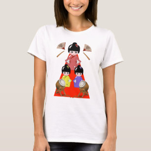 3-3 Hinamatsuri, Girls Day Japanisches Puppfestiva T-Shirt