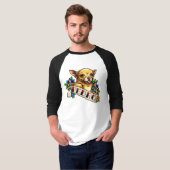3/4 die Hülsen-T - Shirt Chihuahua-Pedro-Männer (Vorne ganz)