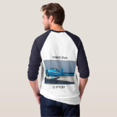 3/4 LängeRaglan mit Packwagen RV6 + Flughafen CNY3 T-Shirt (Schwarz voll)