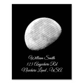 3/4 Mond Gummistempel (Prägung)