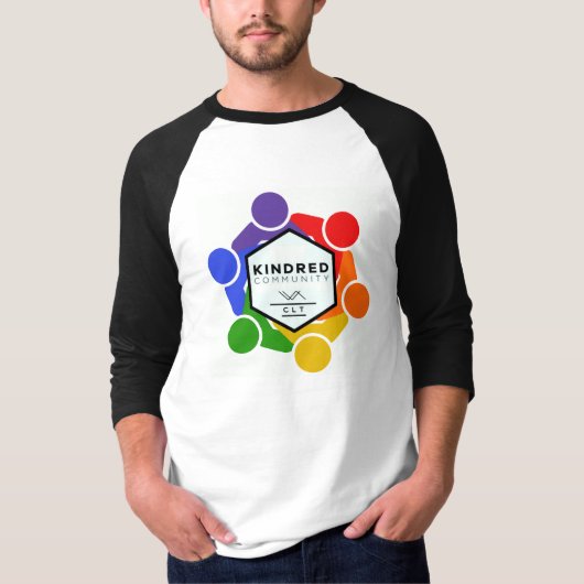 3/4 Sleeve Raglan T-Shirt (Vorderseite)