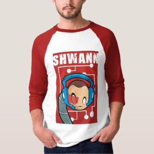 3/4-Sleeve SHWANN Jersey T-Shirt