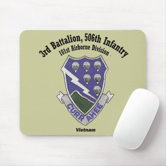 3-506th Mausunterlage - Vietnam Mousepad (Mit Mouse)