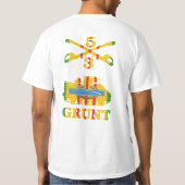 3/5. Cavalry M113 CIB Grunt Shirt (Rückseite)