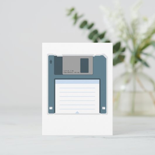 3.5 Diskette Postkarte (vor der Diskette) (Stehend Vorderseite)