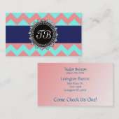 3,5"" Karte des Geschäfts-x2.0 Zickzack (Vorne/Hinten)