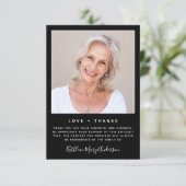 3.5 "x5" Beileid Beerdigung Gedächtnis DANK IHNEN Dankeskarte (Stehend Vorderseite)