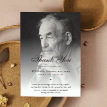 3.5 "x5" Danke für das Beileid zum Foto der Beerdi