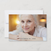 3.5 "x5" Sonnenblumenbeerdigung Dankeschön Karte (Rückseite)