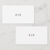 3,5" x 2,0" Visitenkarte (Vorne/Hinten)