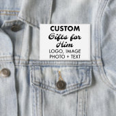 3.5" x 2.5" Button Button Abzeichen Benutzerdefini (Insitu)