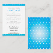 3,5" x 2,5" - Mini-Gesichtsanweisungskarten Visitenkarte (Vorne/Hinten)