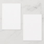 3,5" x 2,5" Note Card & Umschlag Mitteilungskarte (Vorne/Hinten)