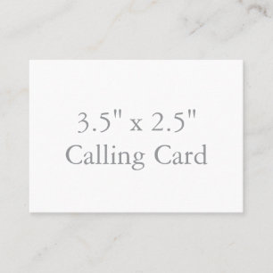 3,5" x 2,5" telefonnummerkarte
