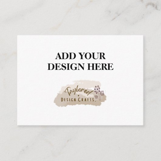 3,5" x 2,5" Umschließungskarte Begleitkarte (Vorderseite)