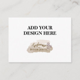 3,5" x 2,5" Umschließungskarte Begleitkarte