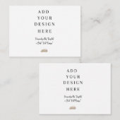 3.5 x 2.5 Umschließungskarten Begleitkarte (Vorne/Hinten)