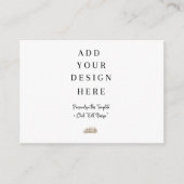 3.5 x 2.5 Umschließungskarten Begleitkarte (Vorderseite)