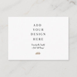 3,5" x 2,5" Verschlusskarten Begleitkarte