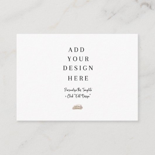 3,5" x 2,5" Verschlusskarten Begleitkarte (Vorderseite)